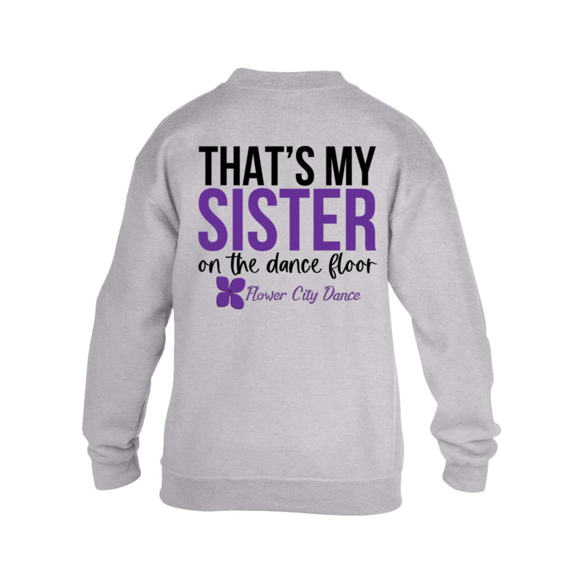 FCD Dance Sister Youth Heavy Blend Fleece Crew