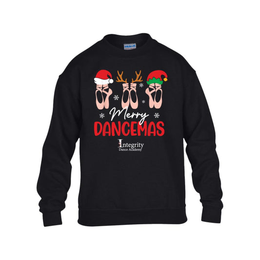 Integrity Dance Acdemy Merry Dancemas Youth Heavy Blend Fleece Crew