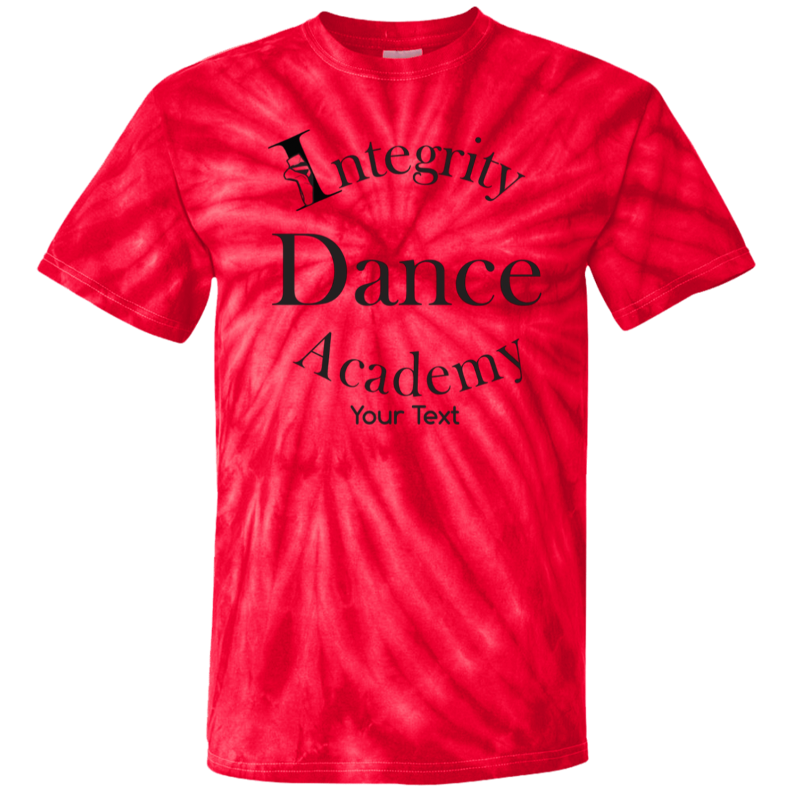 Integrity Dance Academy Personalized 100% Cotton Tie Dye T-Shirt