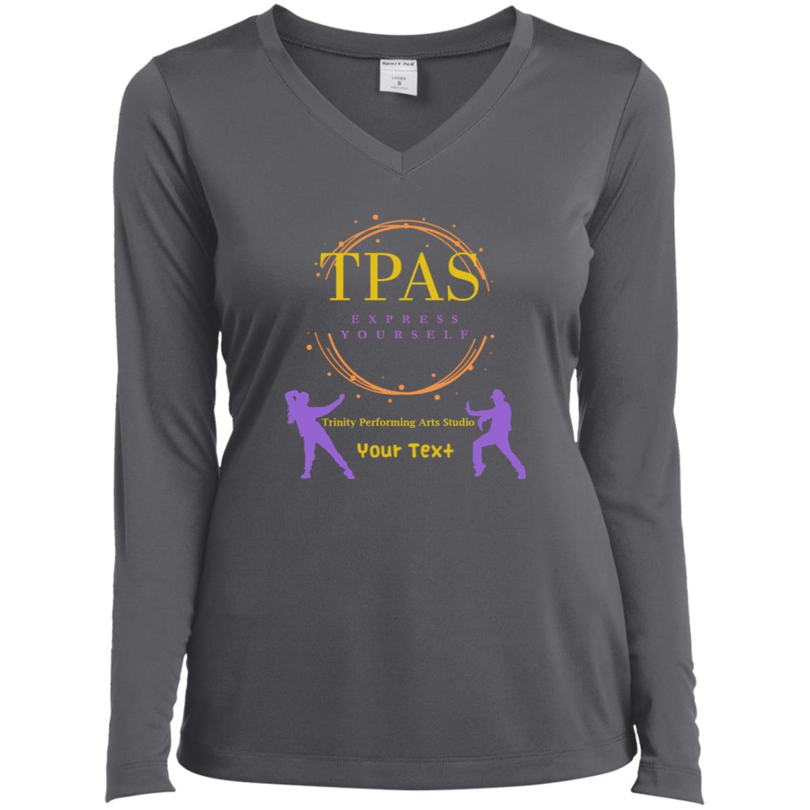 TPAS Ladies’ Long Sleeve Performance V-Neck Tee