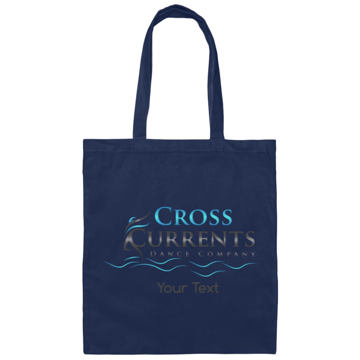 Cross Currents Personalized Canvas Tote Bag