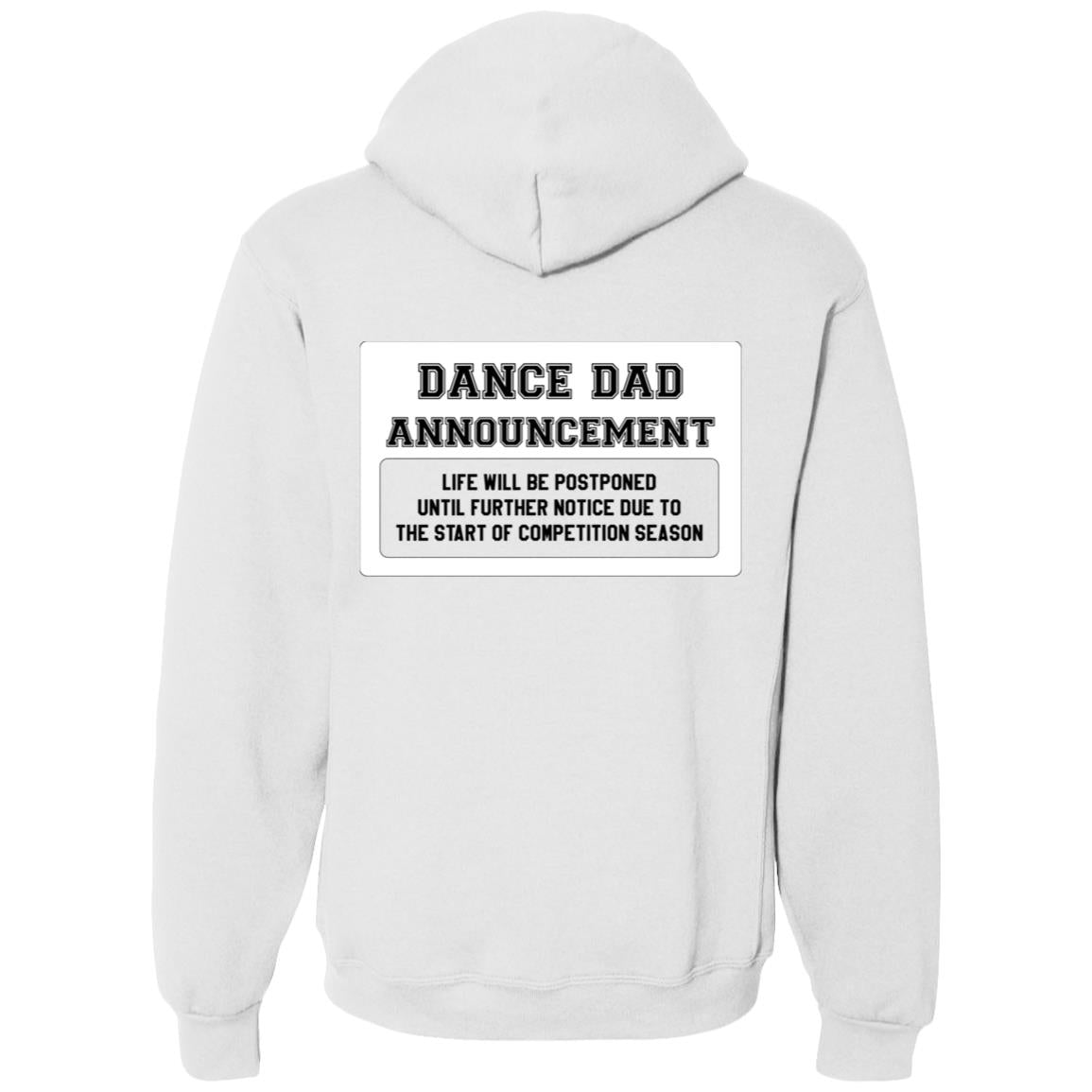 Spins Dance Dad Team Dri-Power Fleece Pullover Hoodie