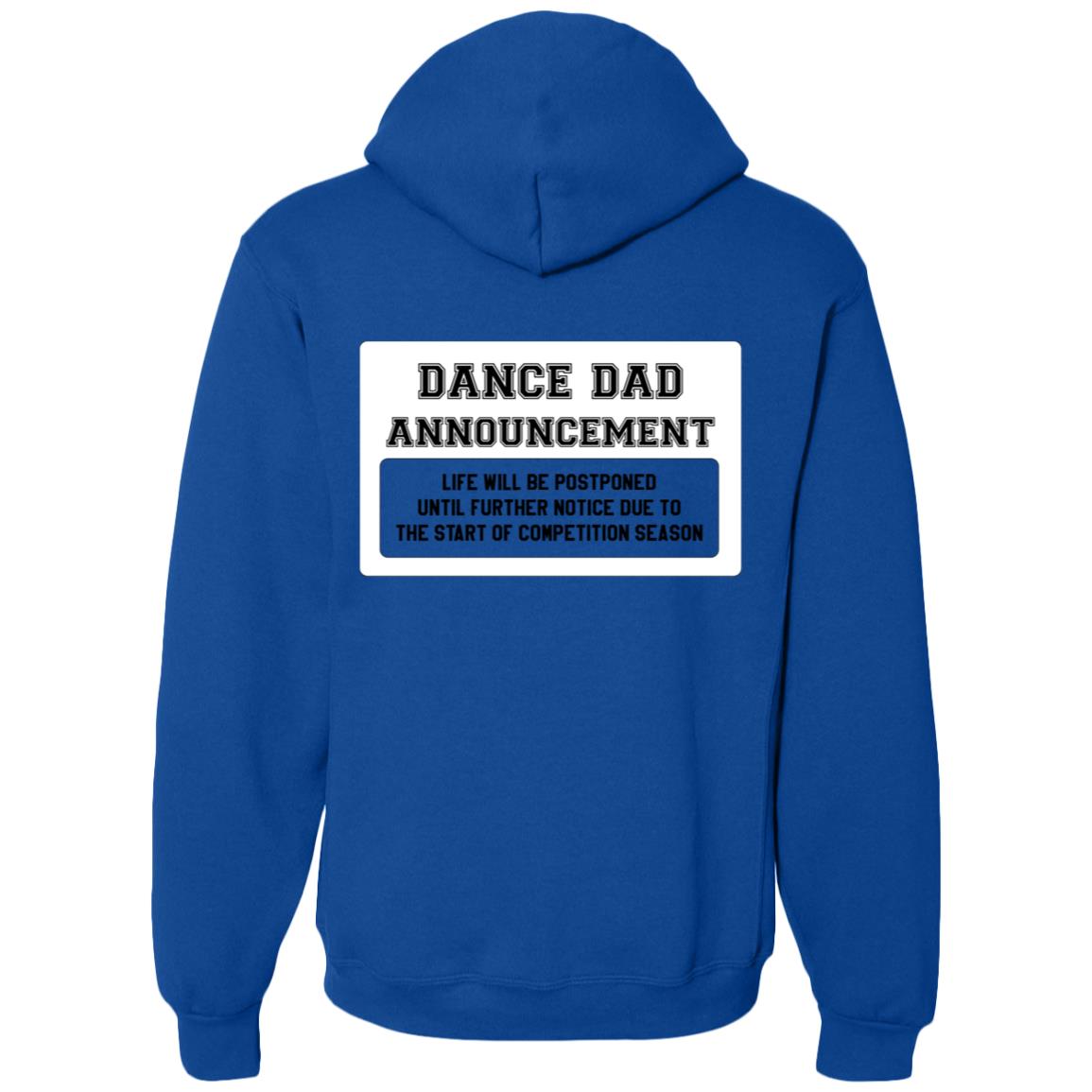 Spins Dance Dad Team Dri-Power Fleece Pullover Hoodie