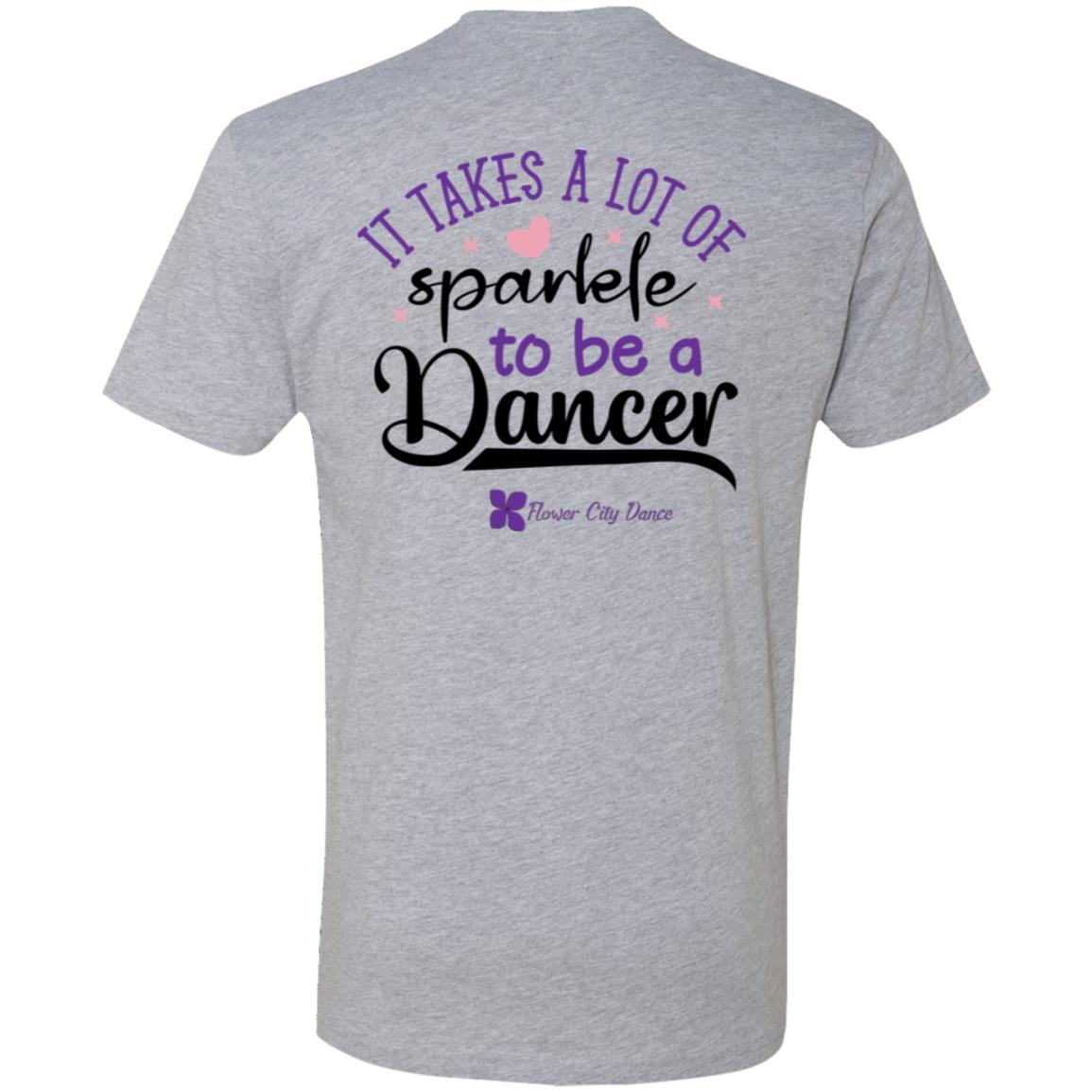 FCD it takes a lot of sparkle to be a dancer Premium Short Sleeve T-Shirt