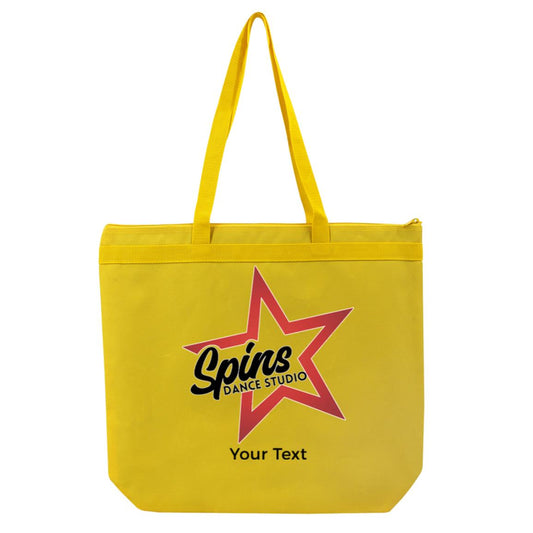 Spins Personalized Large Tote