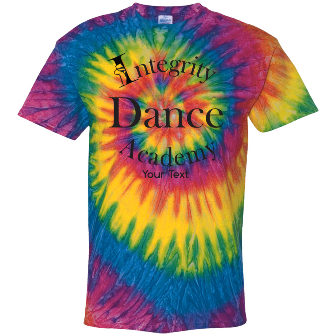 Integrity Dance Academy Personalized 100% Cotton Tie Dye T-Shirt