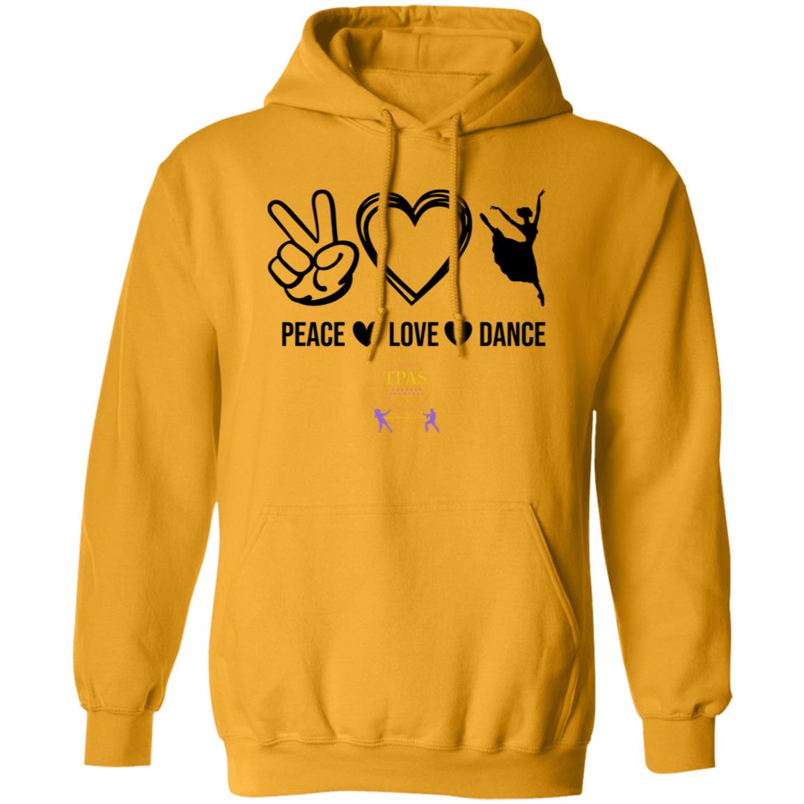 TPAS Peace Love and Dance Pullover Hoodie