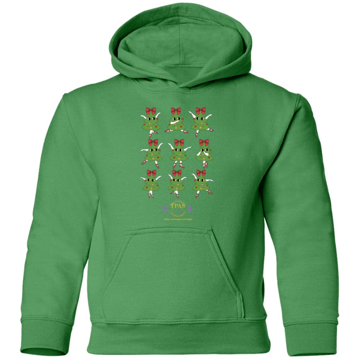 tpas christmas Dancing Trees Youth Pullover Hoodie