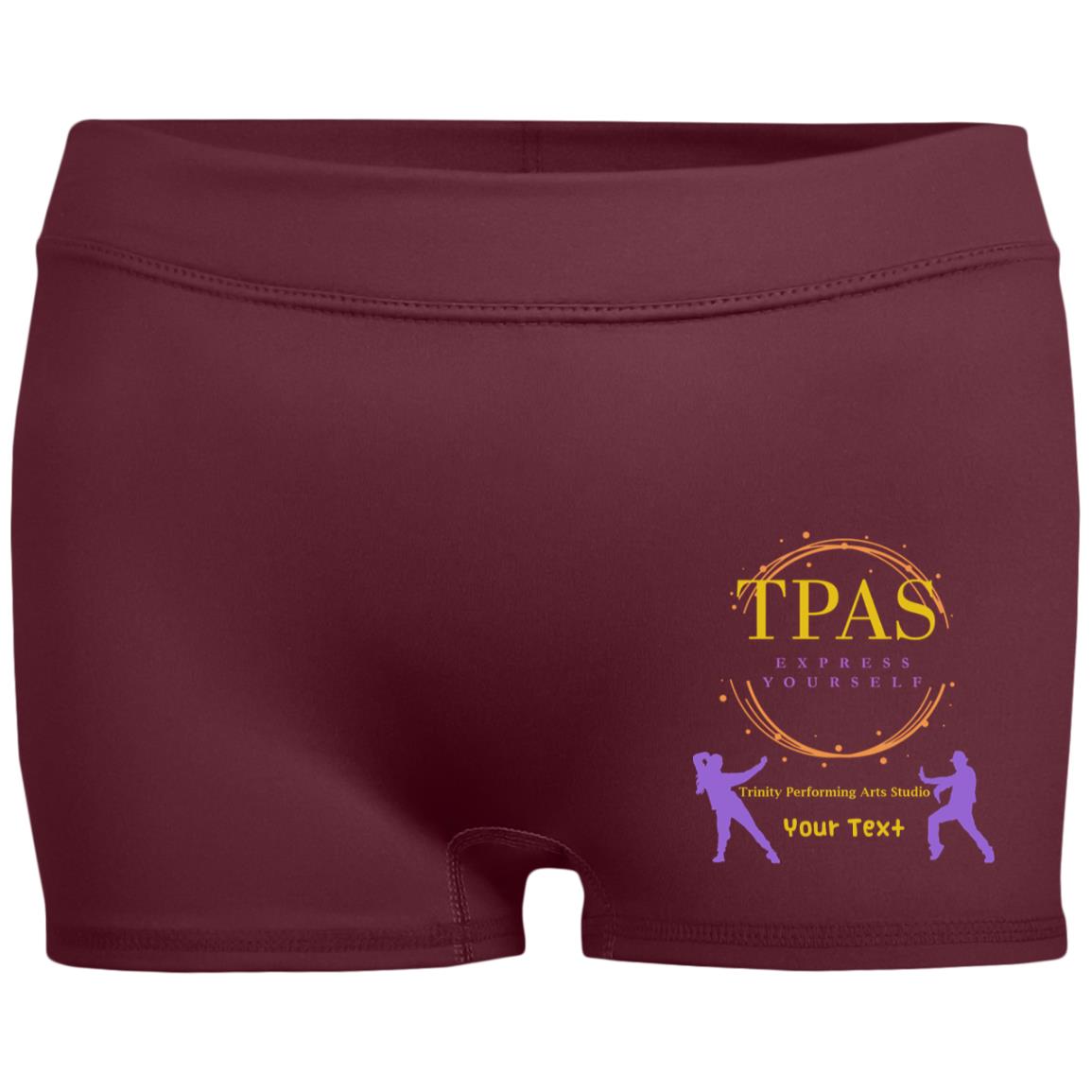 TPAS Ladies' Fitted Moisture-Wicking 2.5 inch Inseam Shorts