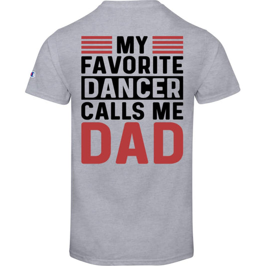 Spins Dance Dad Champion Short Sleeve Tee