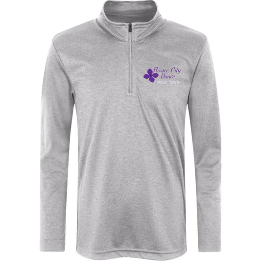 FCD Personalized Youth Heather Quarter Zip