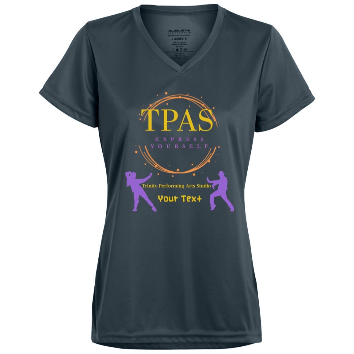 TPAS Ladies’ Moisture-Wicking V-Neck Tee