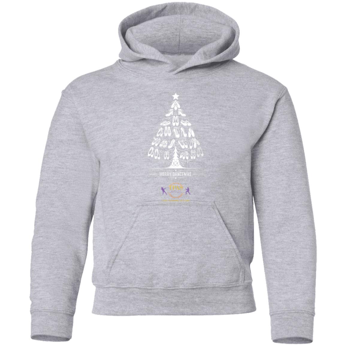 tpas christmas Merry Dancemas Tree Vintage Youth Pullover Hoodie