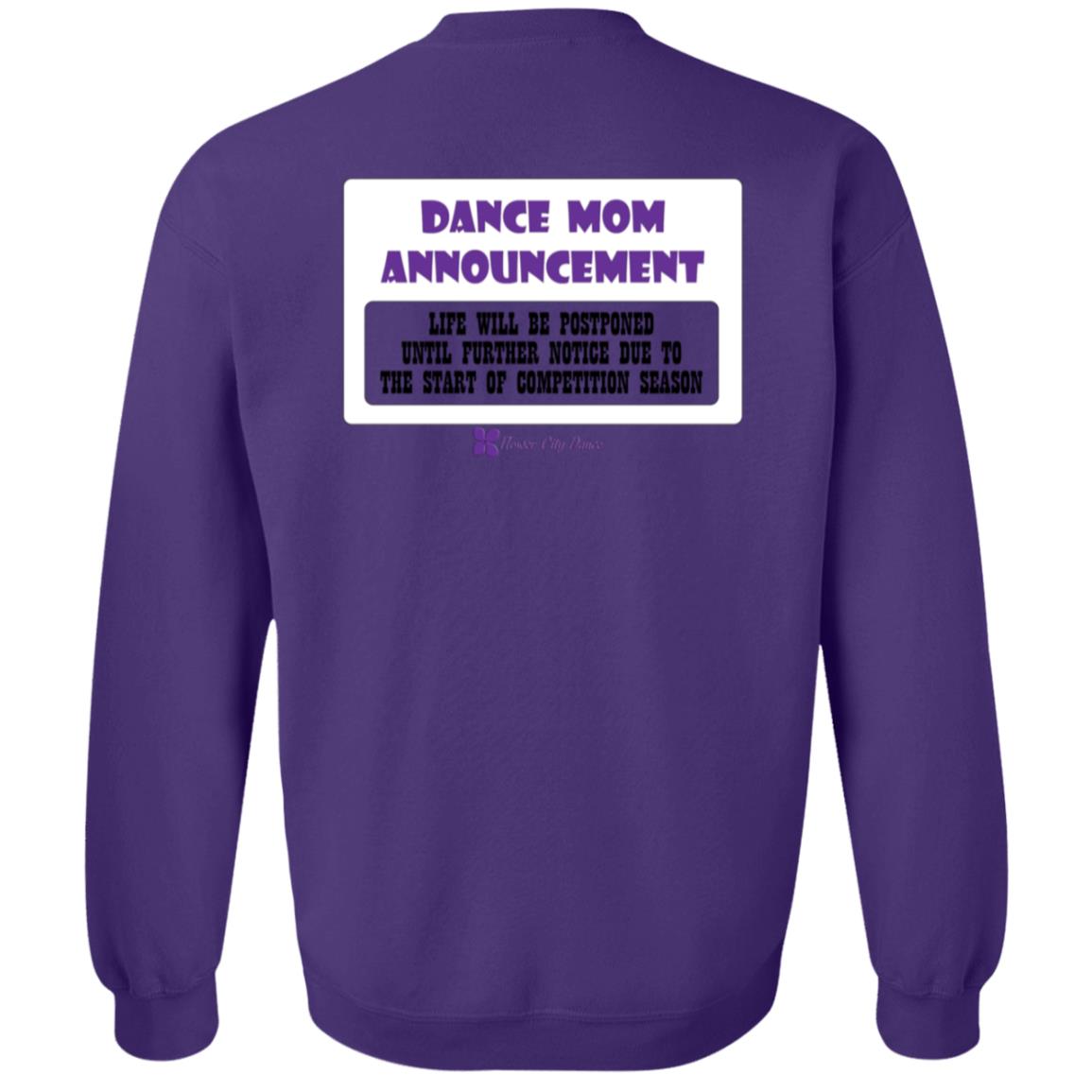 FCD Dance Mom Crewneck Pullover Sweatshirt