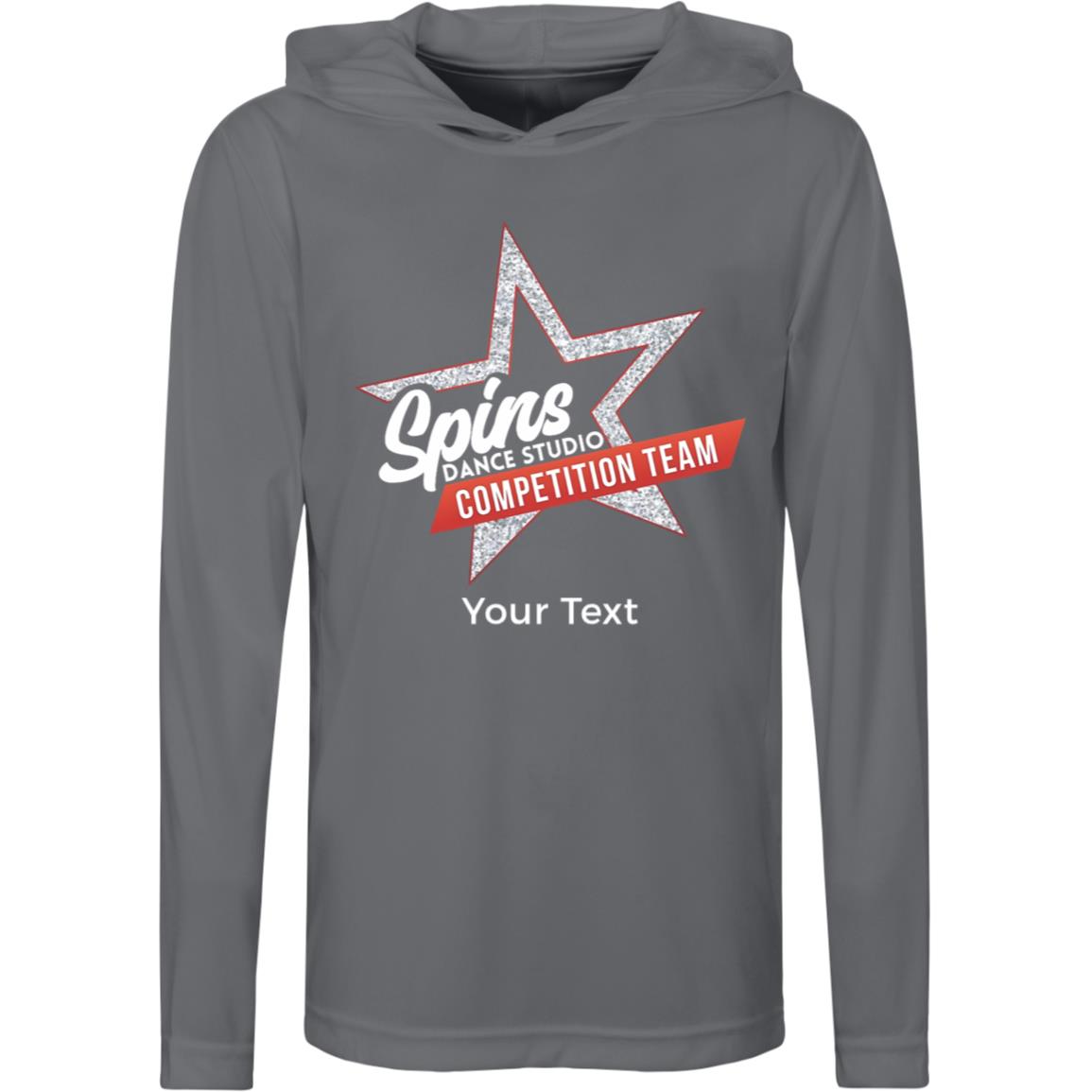 Spins Comp Team Personalized Youth Zone Hooded Tee