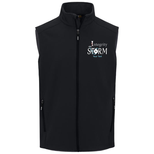 IDA Storm Personalized Mens Cruise Two-Layer Fleece Bonded Soft Shell Vest