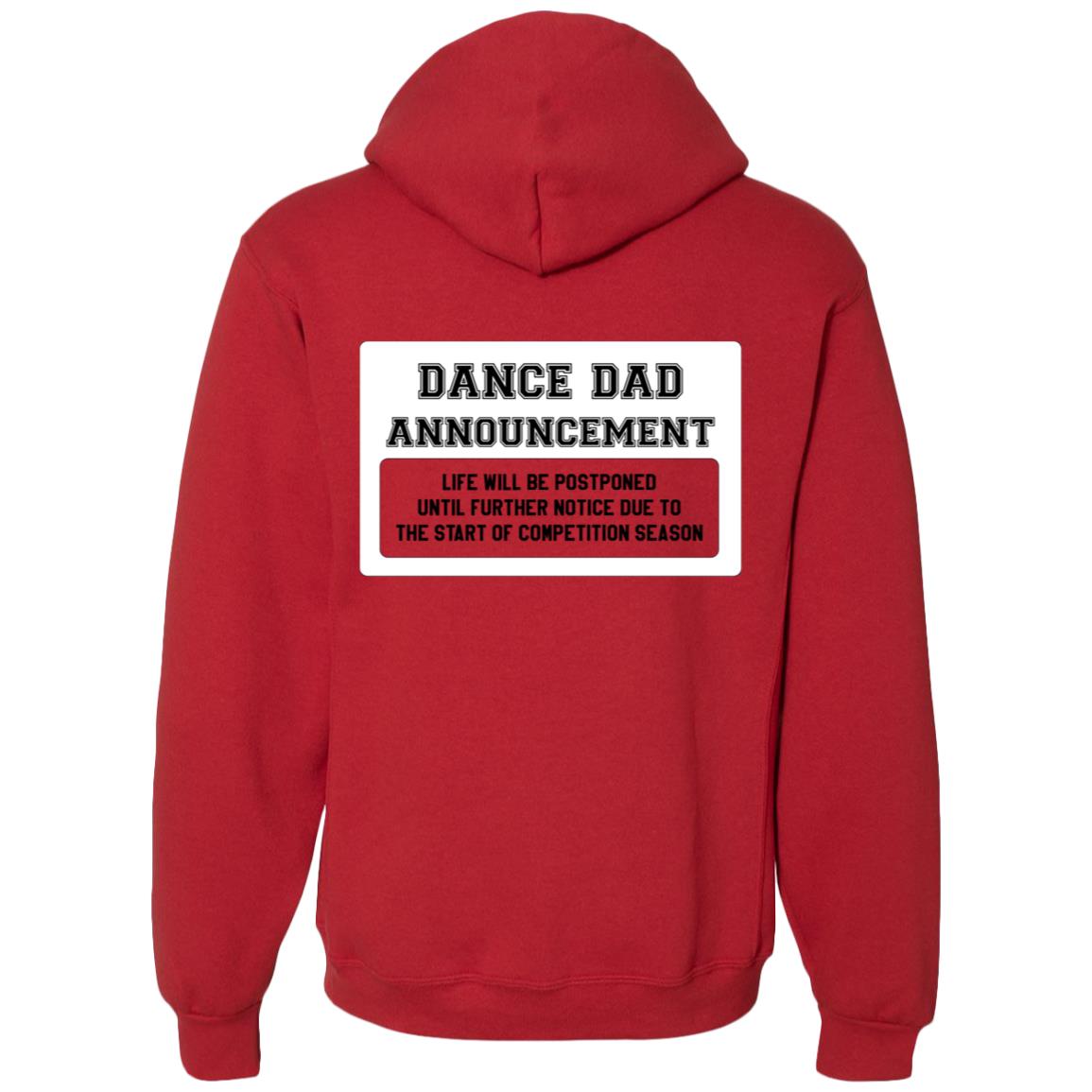 Spins Dance Dad Team Dri-Power Fleece Pullover Hoodie