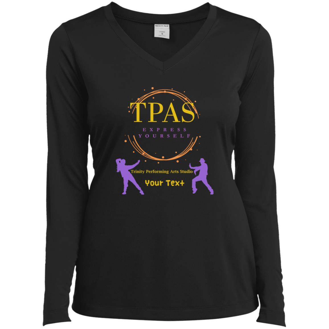 TPAS Ladies’ Long Sleeve Performance V-Neck Tee