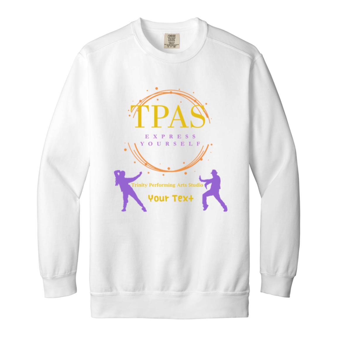 TPAS Garment-Dyed Adult Crewneck Sweatshirt