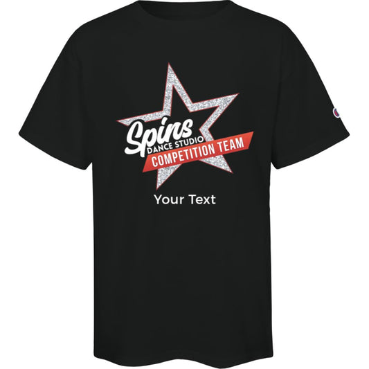 Spins Comp Team Personalized Champion Youth Short Sleeve Tee