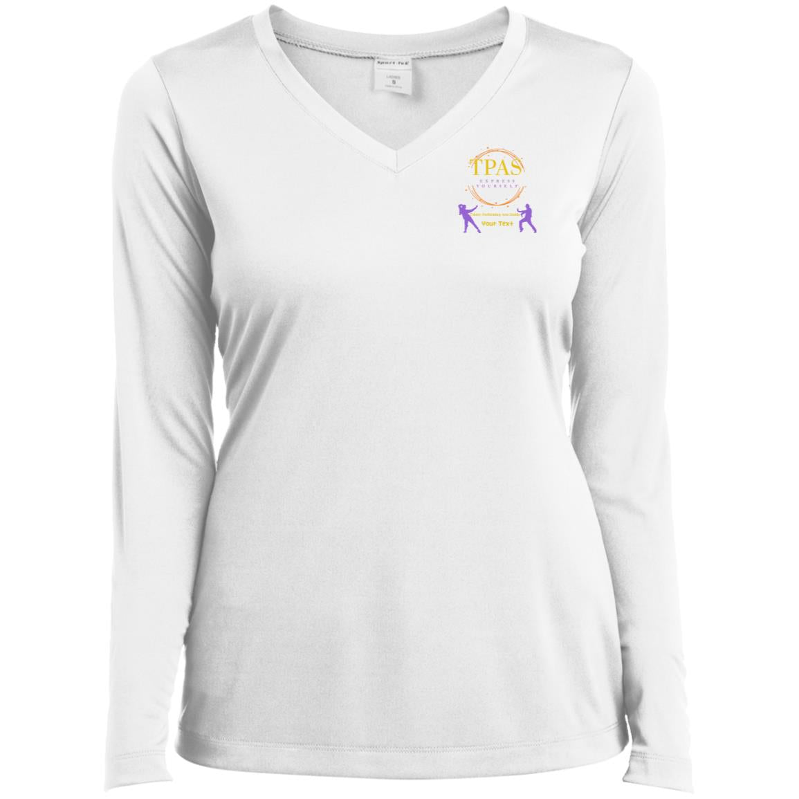 TPAS Ladies’ Long Sleeve Performance V-Neck Tee