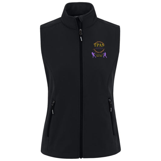 TPAS Competition Team Womens Cruise Two-Layer Fleece Bonded Soft Shell Vest