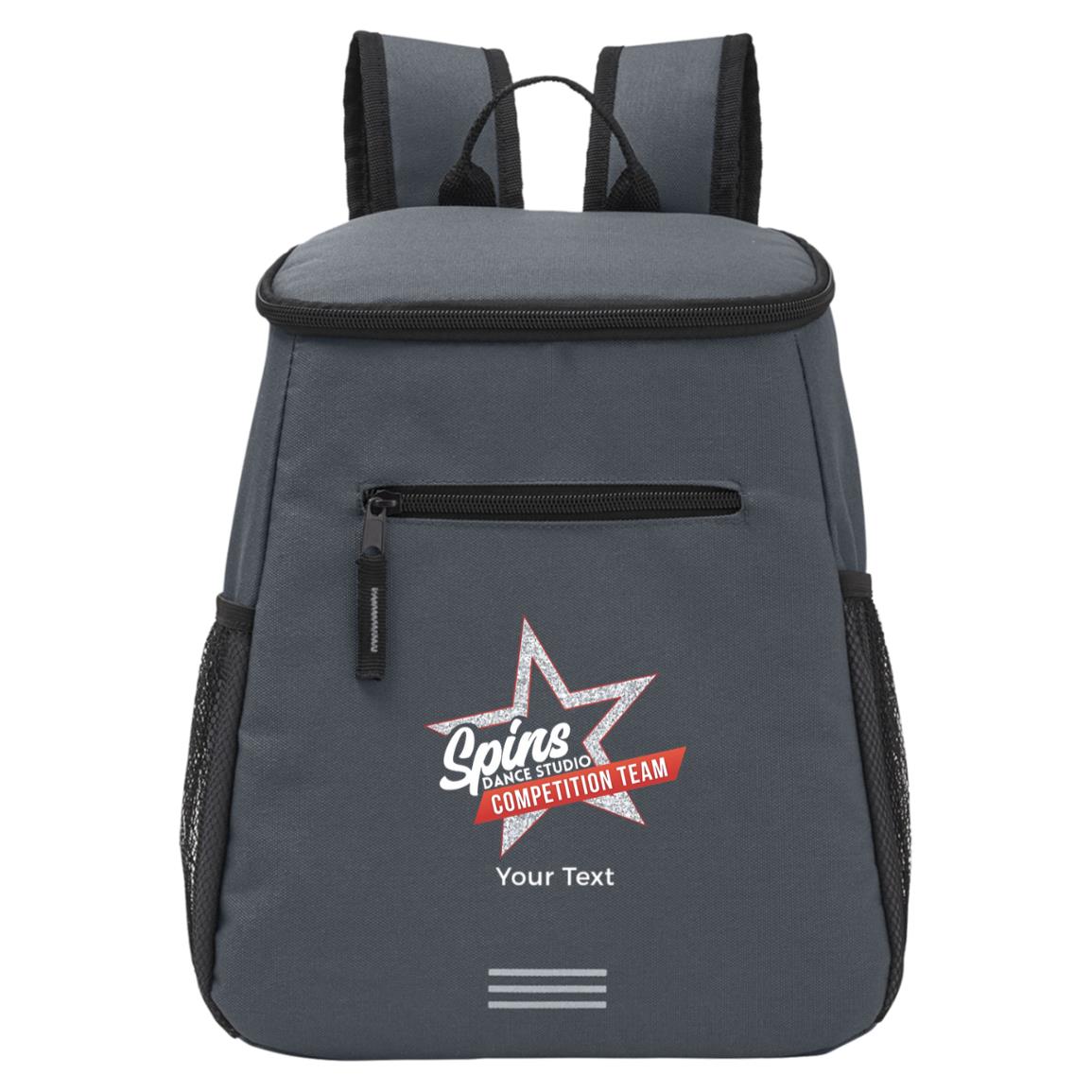 Spins Comp Team Personalized Core Backpack Cooler