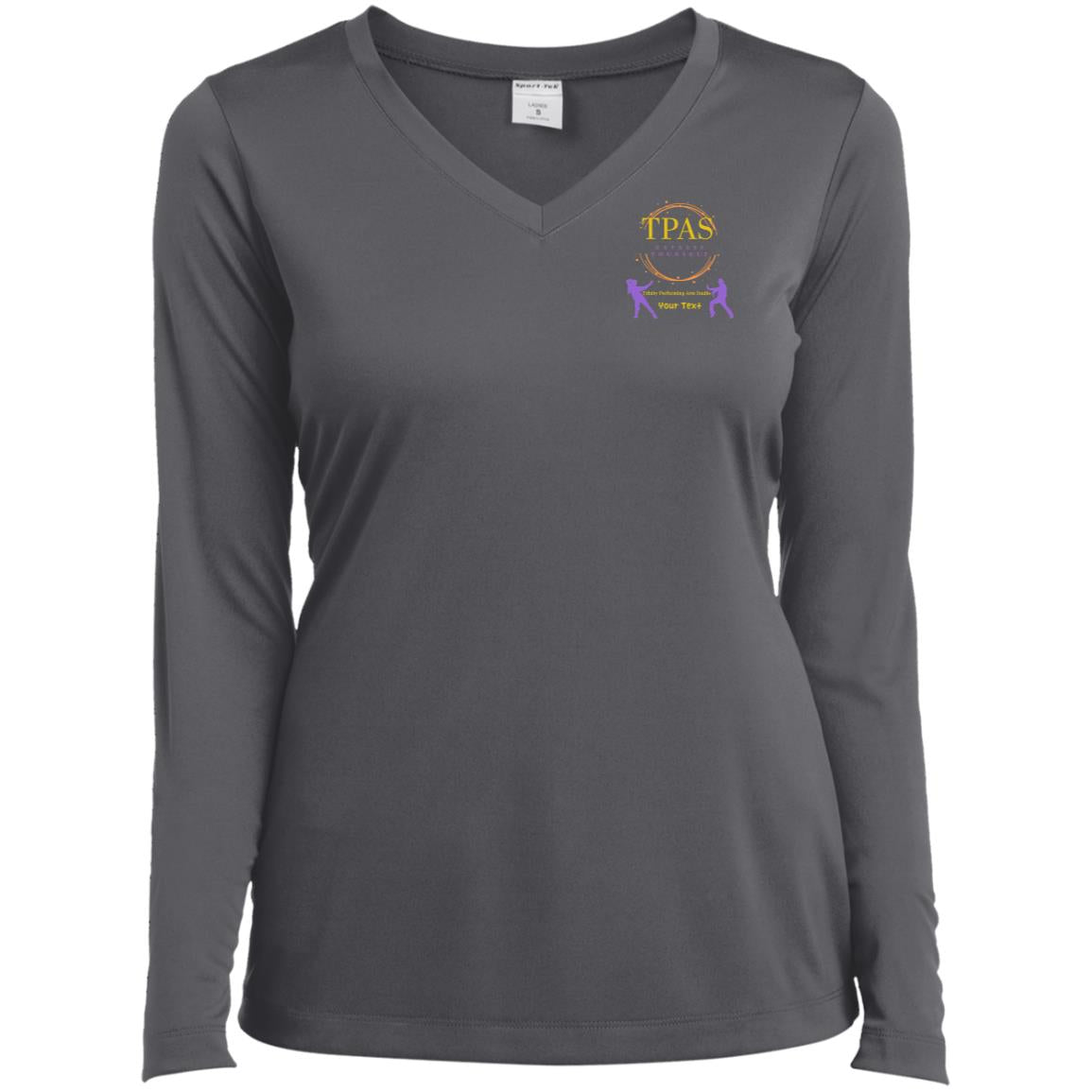 TPAS Ladies’ Long Sleeve Performance V-Neck Tee