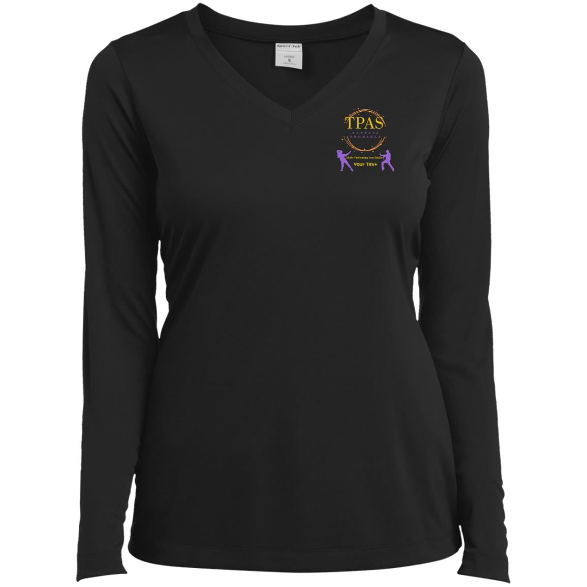 TPAS Ladies’ Long Sleeve Performance V-Neck Tee