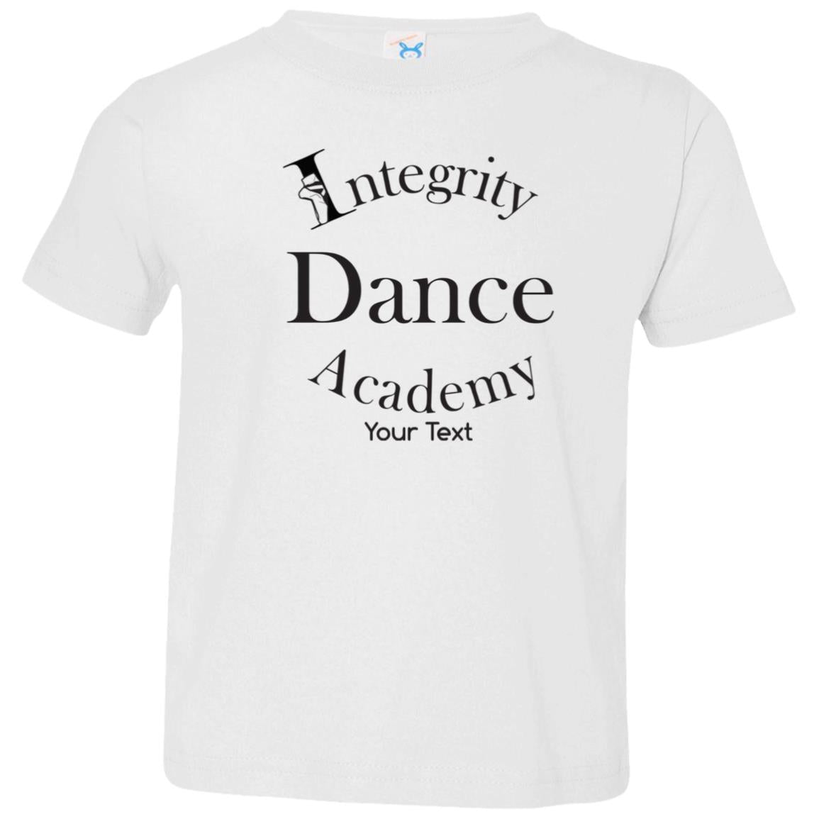 Integrity Dance Academy Personalized Toddler Jersey T-Shirt