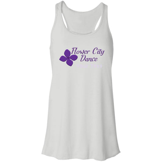 FCD Personalized Flowy Racerback Tank