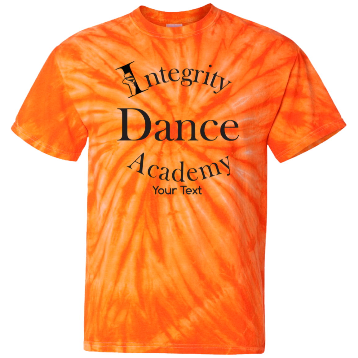 Integrity Dance Academy Personalized 100% Cotton Tie Dye T-Shirt