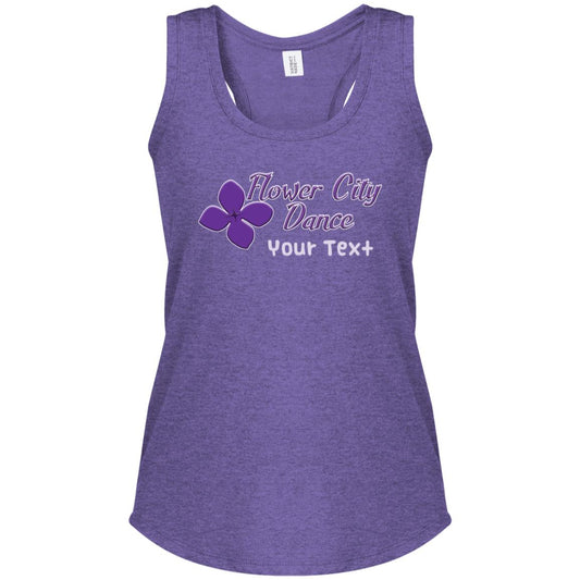 FCD Personalized Perfect Tri Racerback Tank