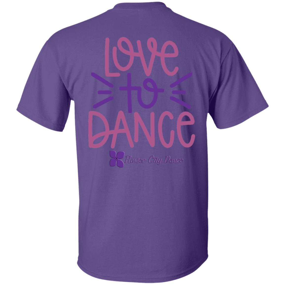 FCD Love To Dance SVG Cut File 100% Cotton T-Shirt