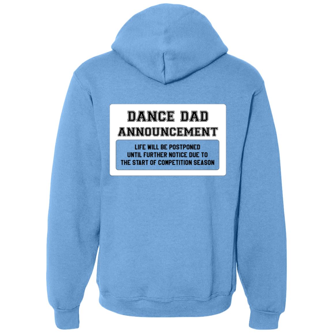 Spins Dance Dad Team Dri-Power Fleece Pullover Hoodie