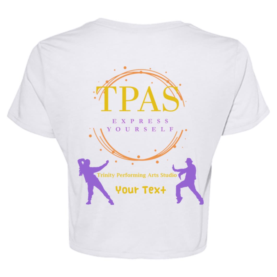 TPAS Ladies' Flowy Cropped Tee