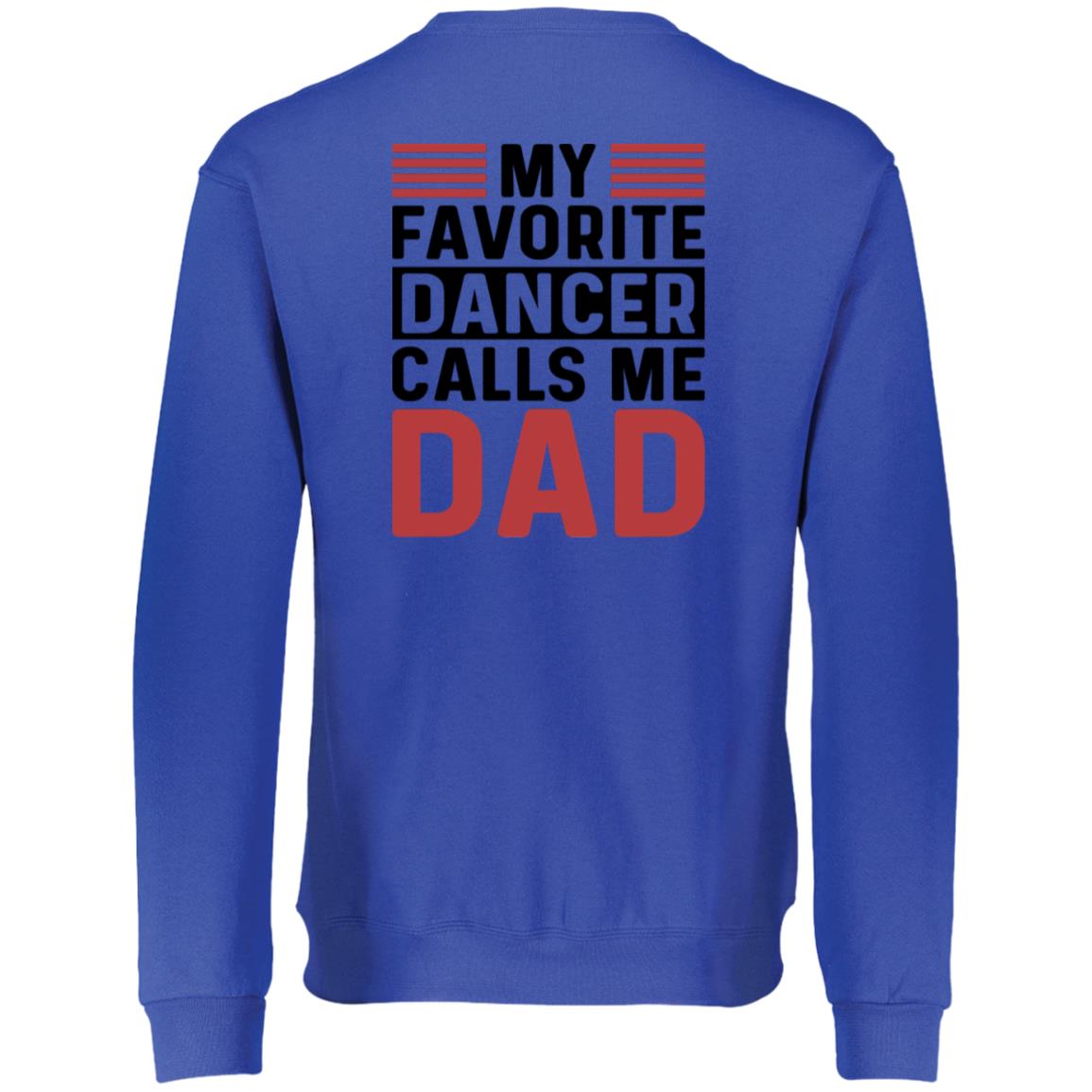 Spins Dance Dad Dri-Power Fleece Crewneck Sweatshirt