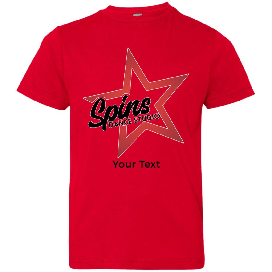 Spins Personalized Youth Jersey T-Shirt