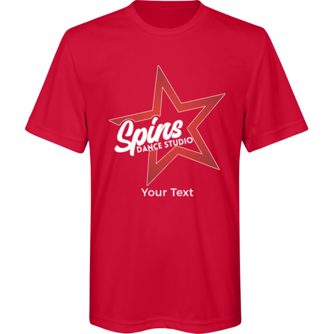 Spins Personalized Youth Zone Tee