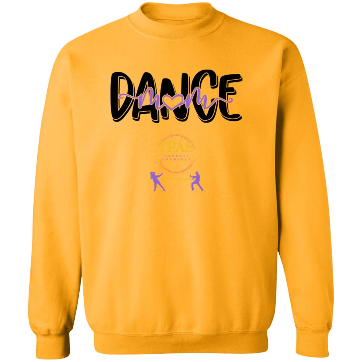 TPAS Dance Mom with Heart Crewneck Pullover Sweatshirt