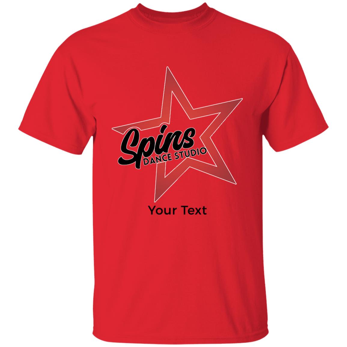 Spins Personalized Youth 100% Cotton T-Shirt