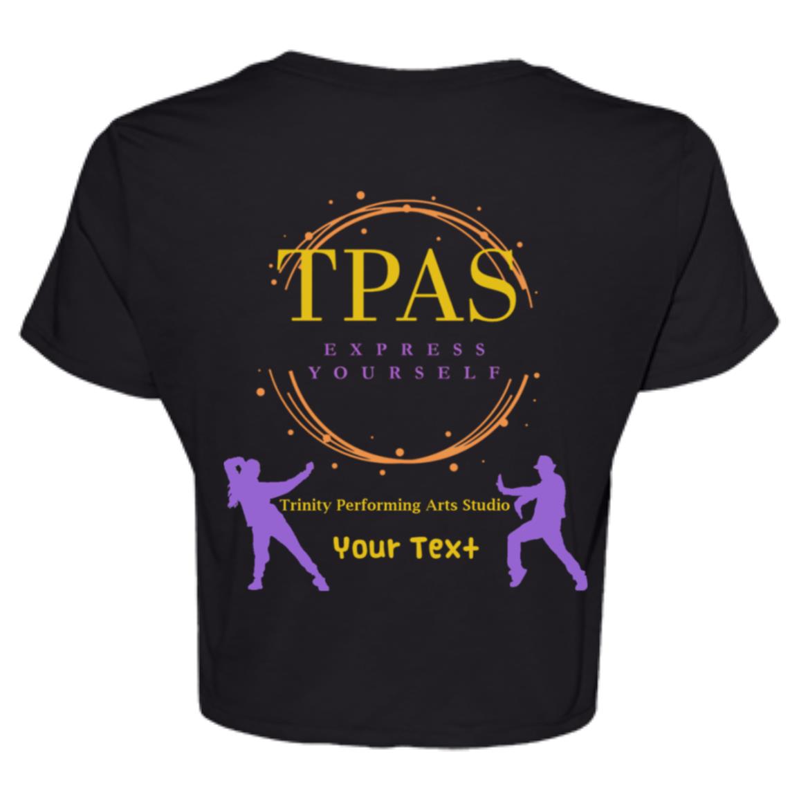 TPAS Ladies' Flowy Cropped Tee