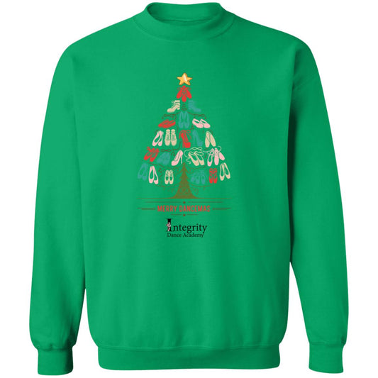 Integrity Dance Acdemy Merry Dancemas Shoe Tree Crewneck Pullover Sweatshirt