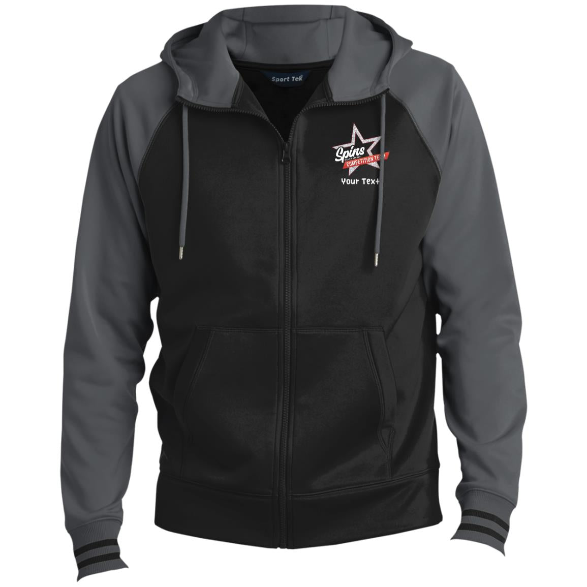 Spins Competition team Sport-Wick® Full-Zip Hooded Jacket - With Personalization