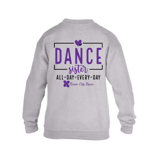 FCD Dance Sister Youth Heavy Blend Fleece Crew