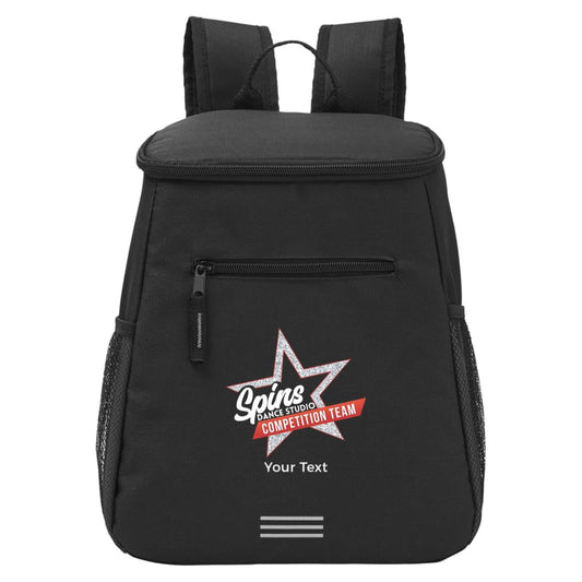 Spins Comp Team Personalized Core Backpack Cooler