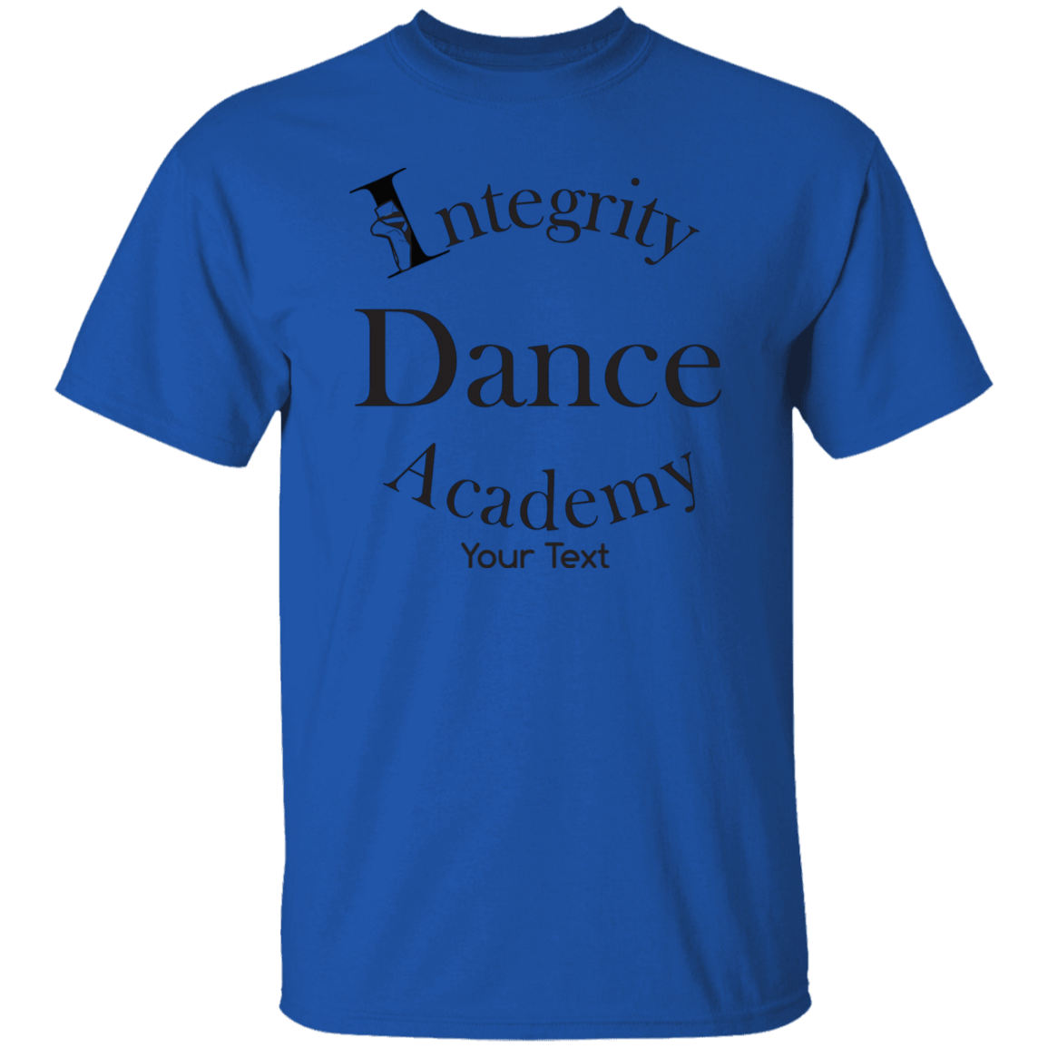 Integrity Dance Academy Personalized 100% Cotton T-Shirt