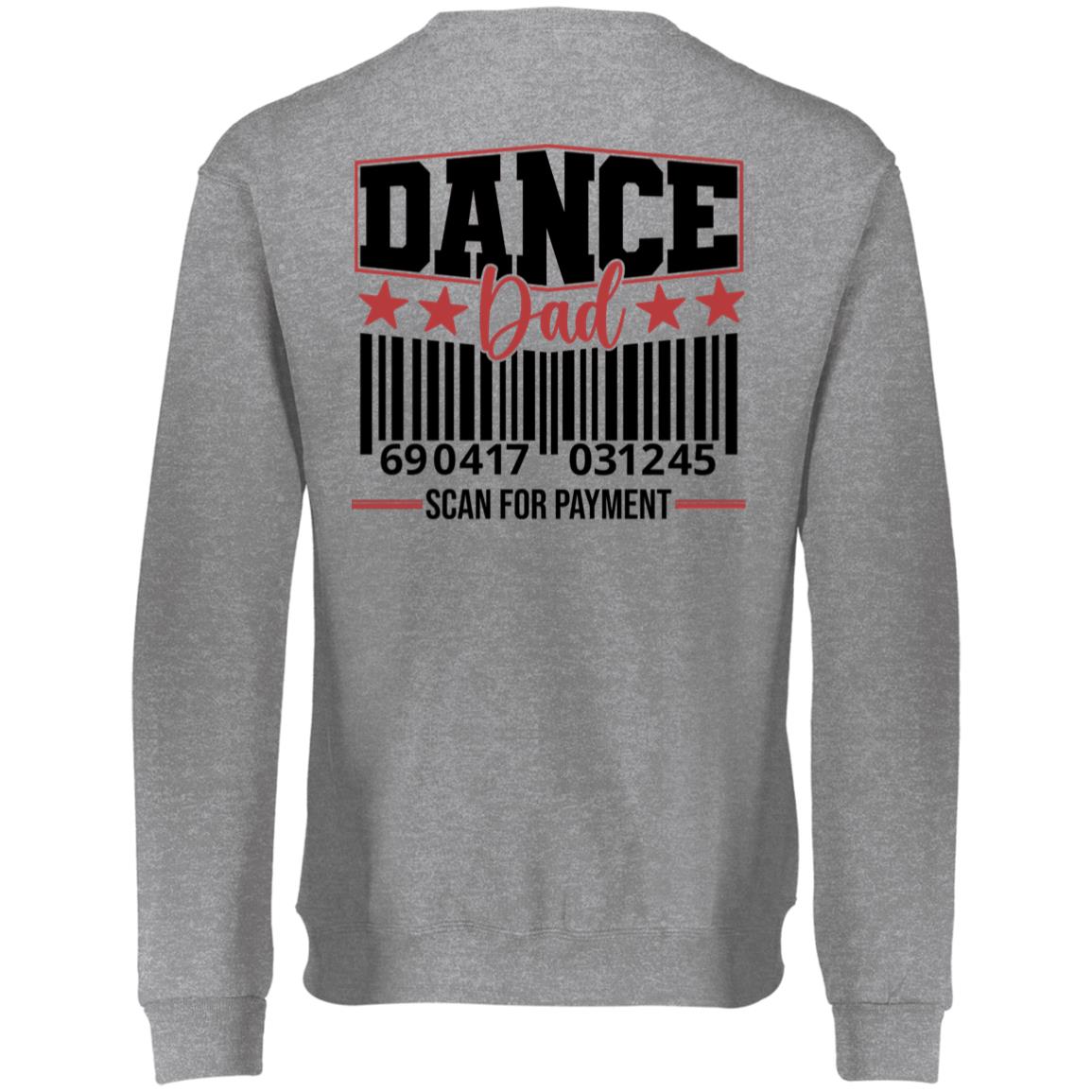 Spins Dance Dad Dri-Power Fleece Crewneck Sweatshirt