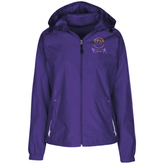 TPAS Competition Team Ladies' Jersey-Lined Hooded Windbreaker