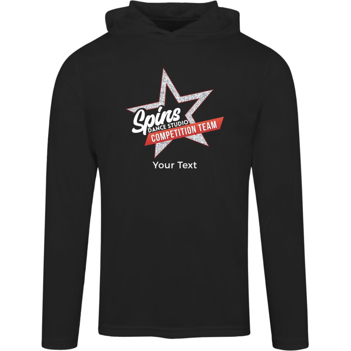 Spins Comp Team Personalized Zone Hooded Tee